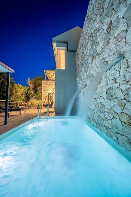 Villa Elisabeth Sea View Private Pool Fiskardo Kefalonia Katsarata ภายนอก รูปภาพ