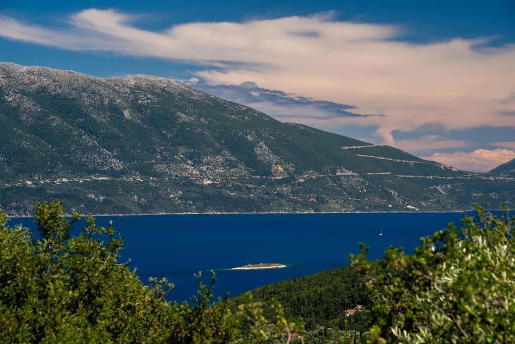 Villa Elisabeth Sea View Private Pool Fiskardo Kefalonia Katsarata ภายนอก รูปภาพ