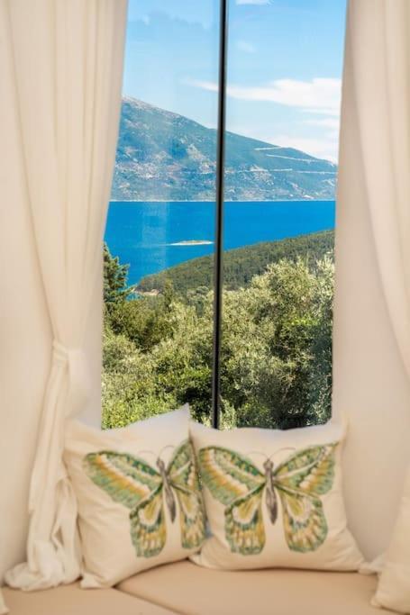 Villa Elisabeth Sea View Private Pool Fiskardo Kefalonia Katsarata ภายนอก รูปภาพ