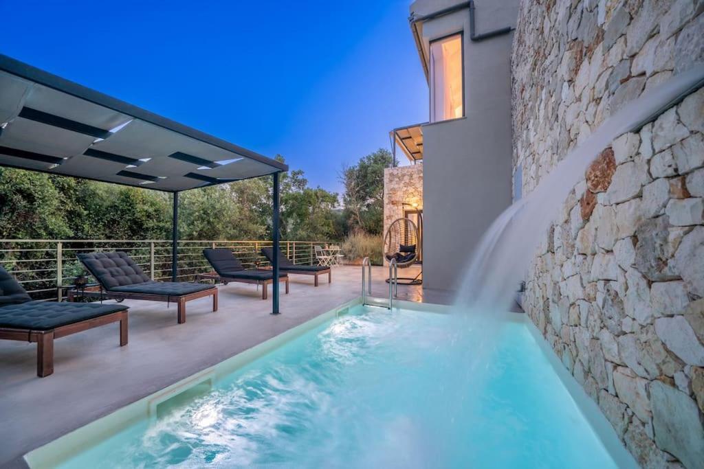 Villa Elisabeth Sea View Private Pool Fiskardo Kefalonia Katsarata ภายนอก รูปภาพ