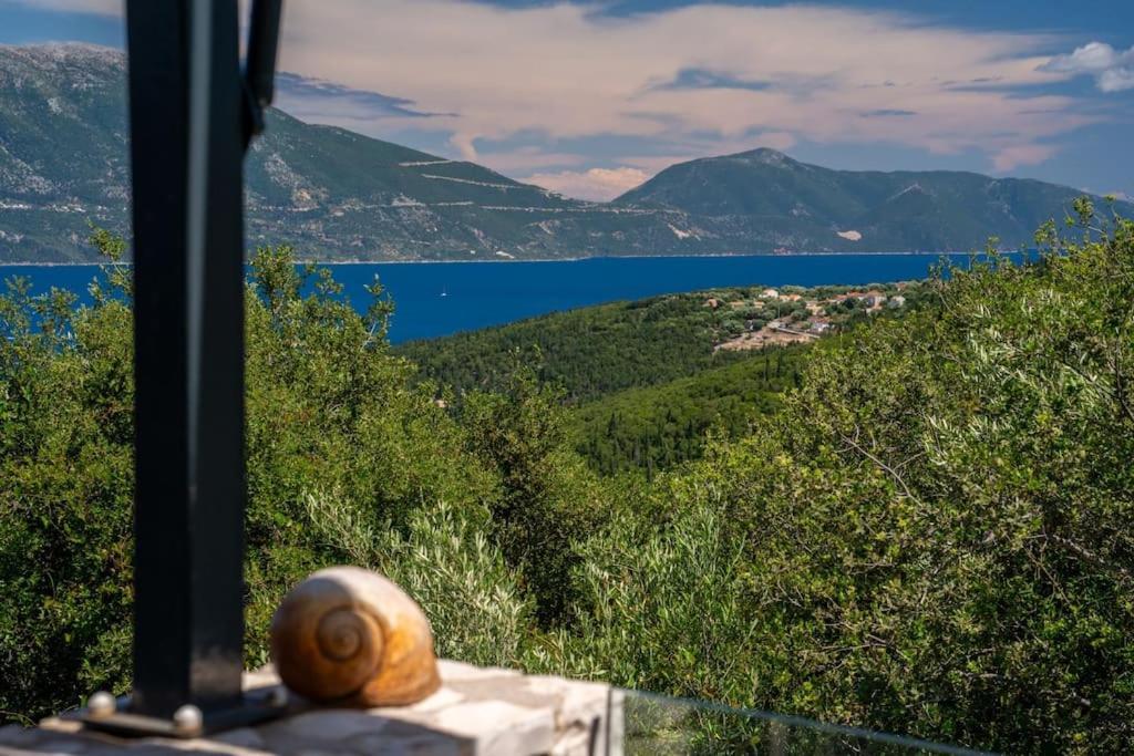 Villa Elisabeth Sea View Private Pool Fiskardo Kefalonia Katsarata ภายนอก รูปภาพ